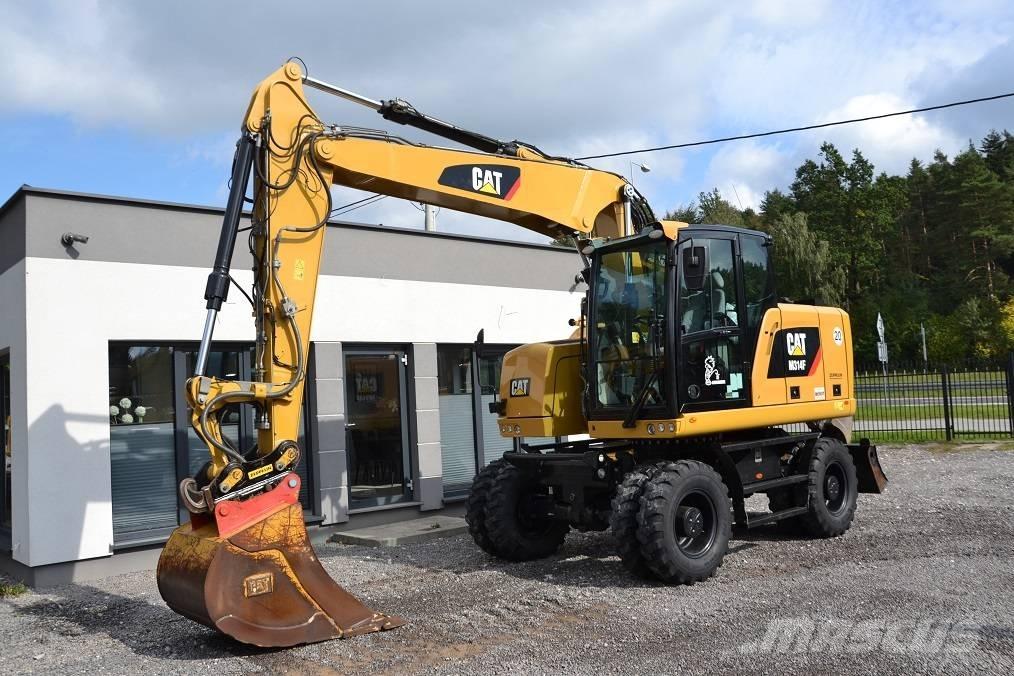 CAT M 314 F Gravemaskiner på hjul