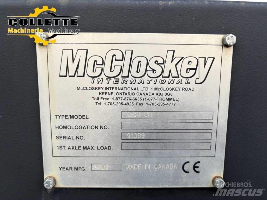 McCloskey ST80 Rullebånd