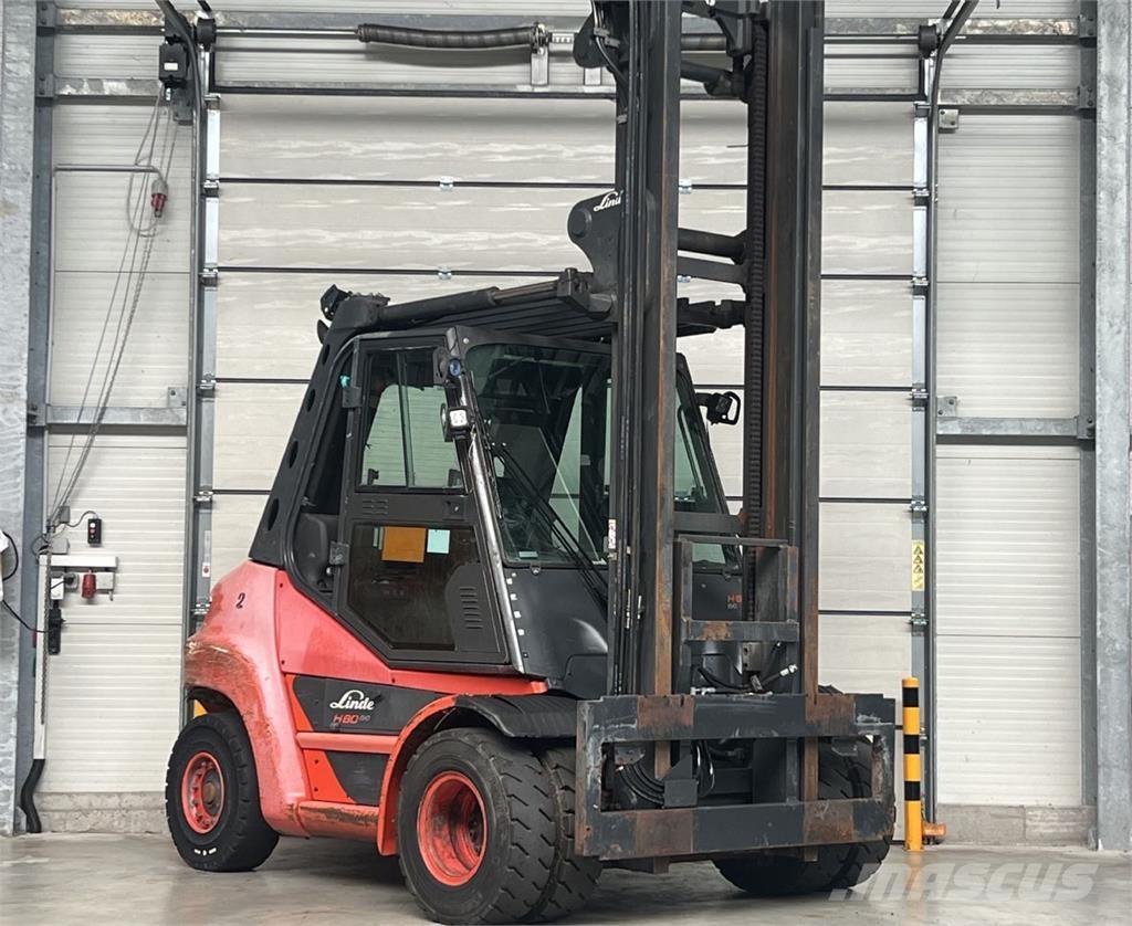 Linde H80D-03 Diesel gaffeltrucks