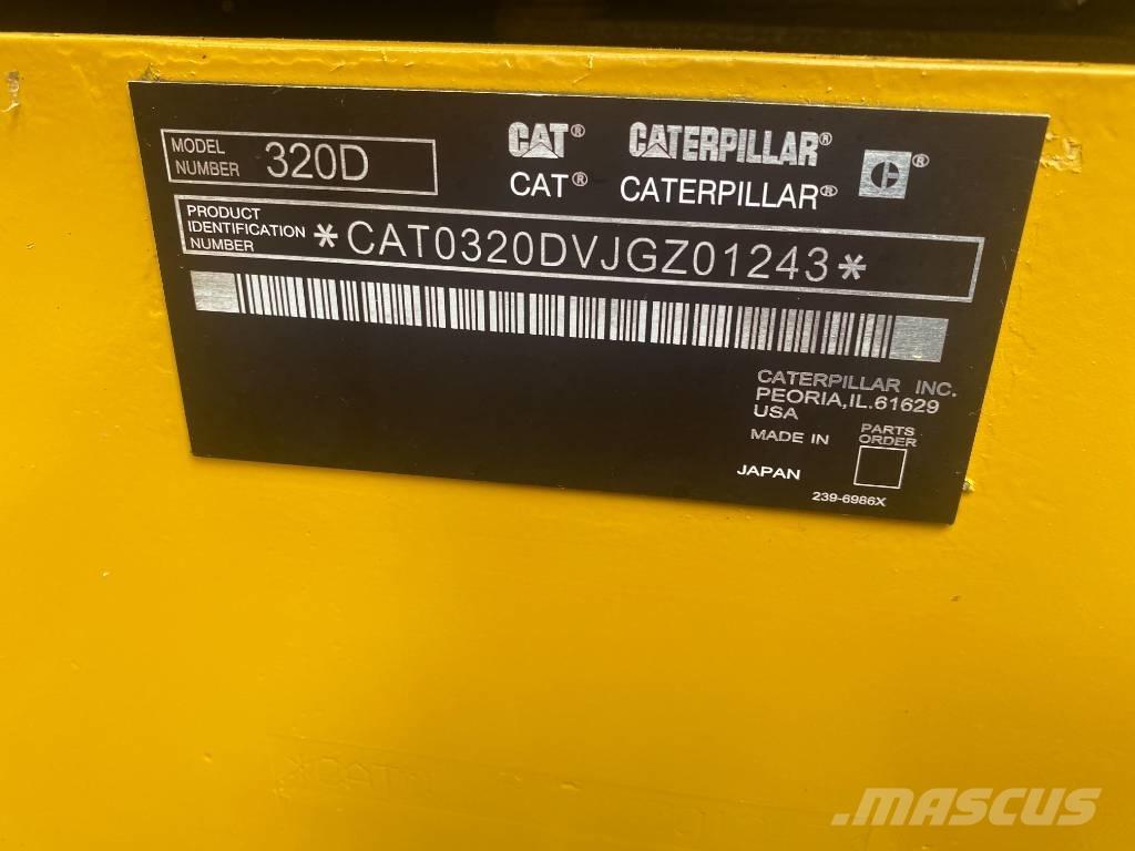 CAT 320 D Gravemaskiner på larvebånd