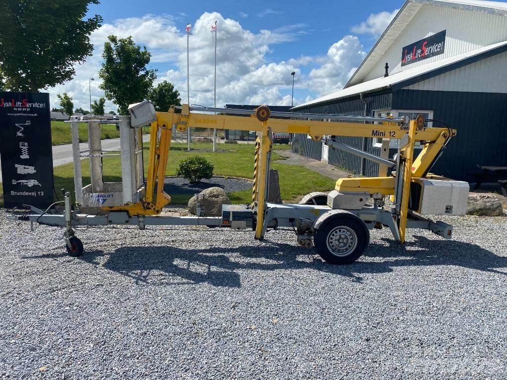 Omme Mini 12 EBJ Trailermonterede lifte
