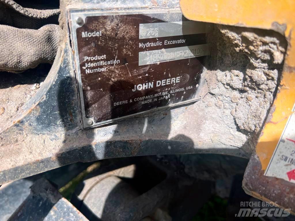 John Deere 26G Minigravemaskiner