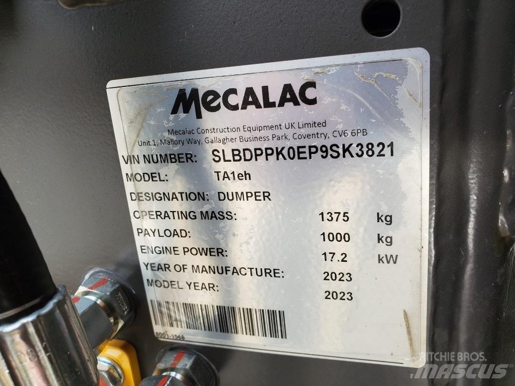 Mecalac TA1EH Dumpere