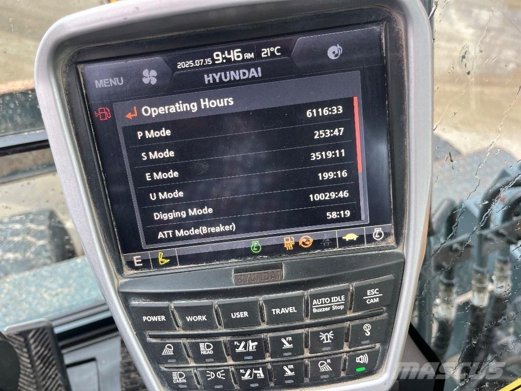 Hyundai HW140 Gravemaskiner på hjul