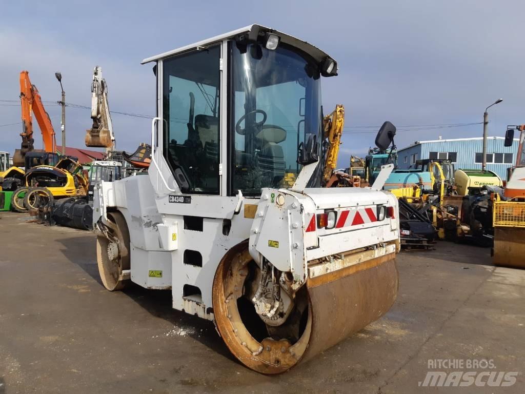 CAT CB 434 D Tvilling tromle