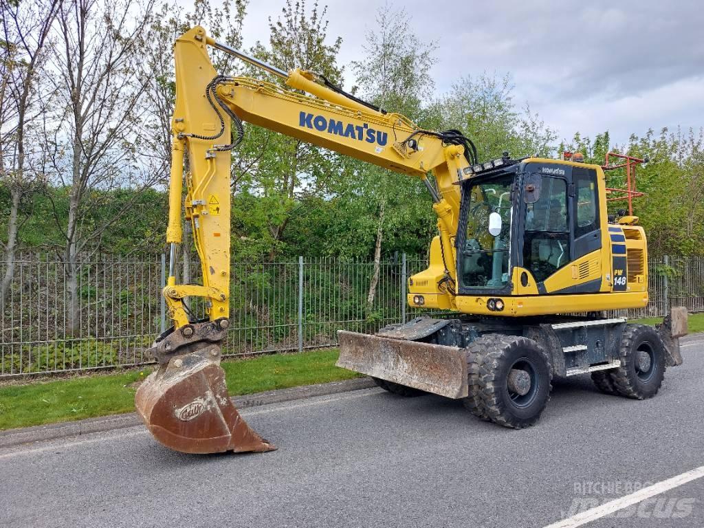 Komatsu PW148-11 Gravemaskiner på hjul