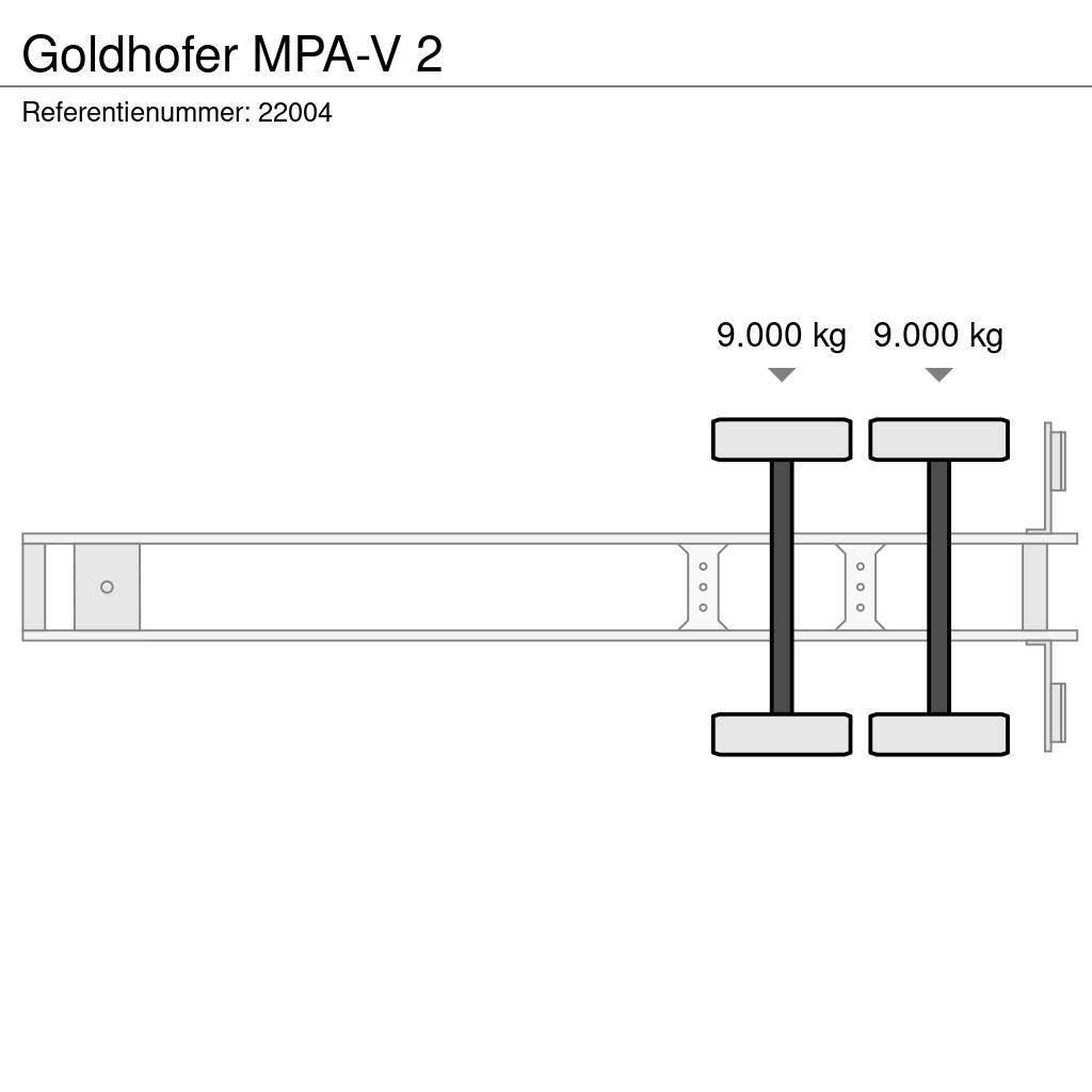 Goldhofer MPA-V 2 Semi-trailer blokvogn