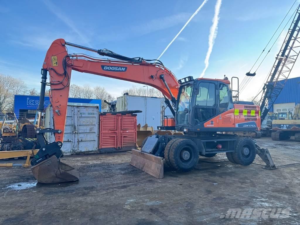 Doosan DX 170 W - 5 Gravemaskiner på hjul