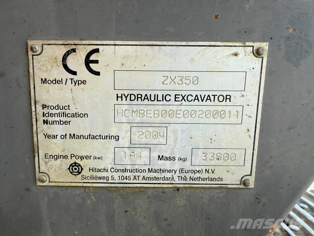 Hitachi ZX 350 Gravemaskiner på larvebånd