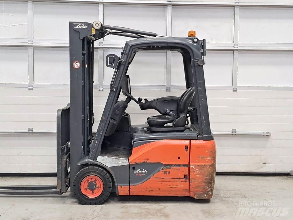 Linde E16C-02 El gaffeltrucks