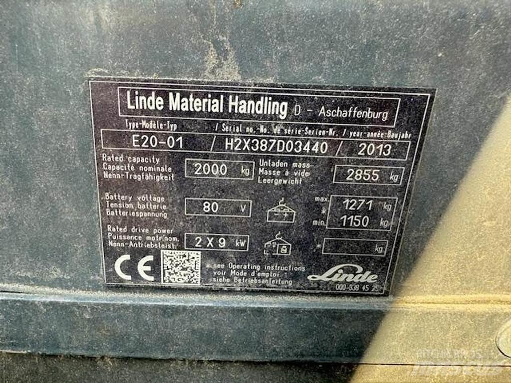 Linde E20-01 Gaffeltrucks - andre