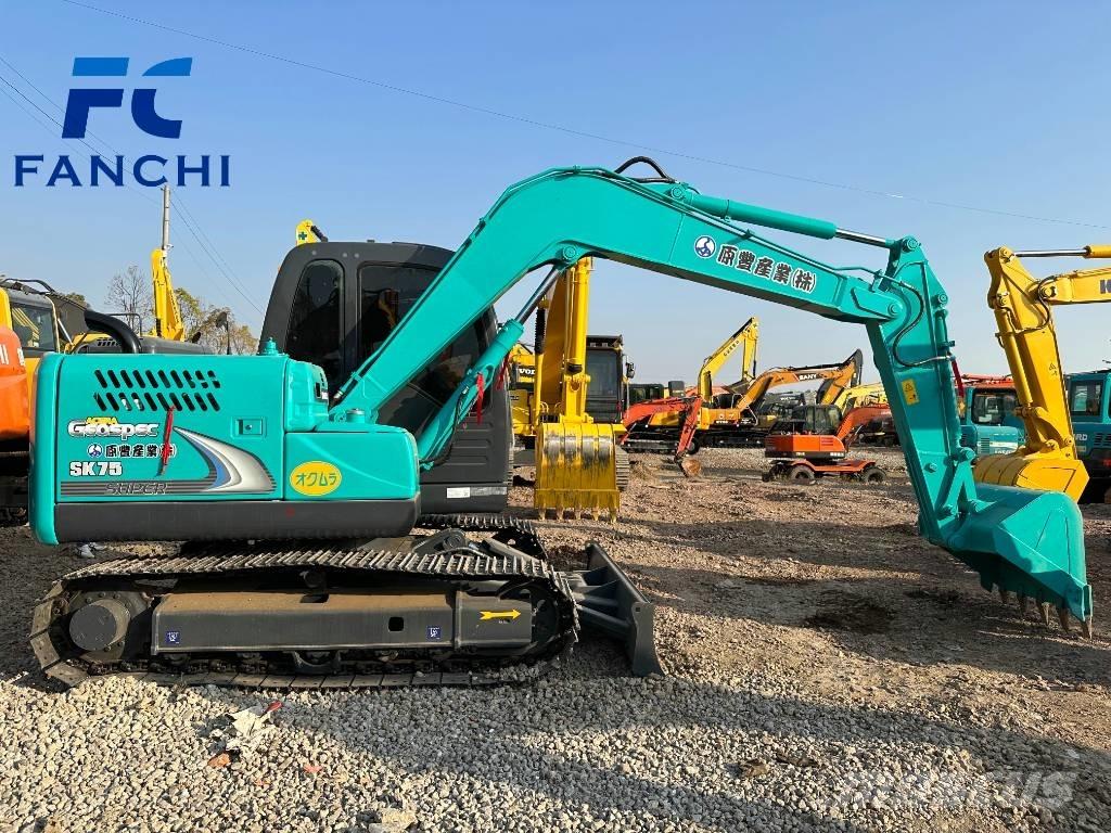 Kobelco SK 75 Gravemaskiner på larvebånd