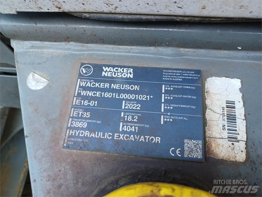 Wacker Neuson ET35 Gravemaskiner på larvebånd