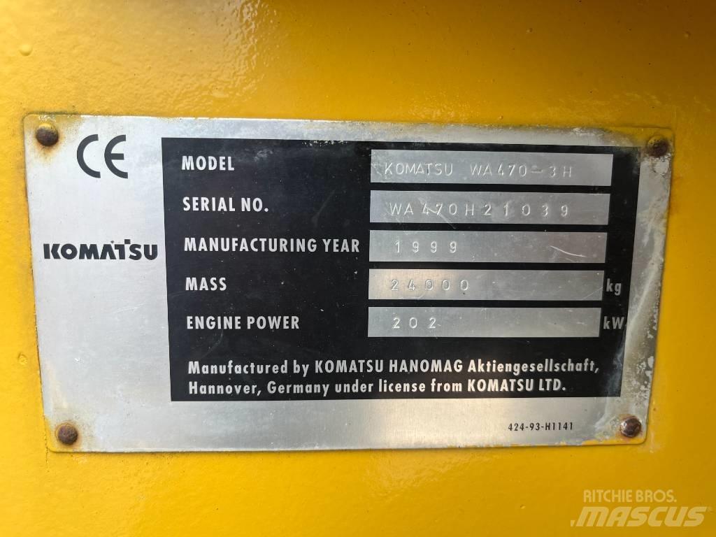 Komatsu WA 470-3H Læssemaskiner på hjul