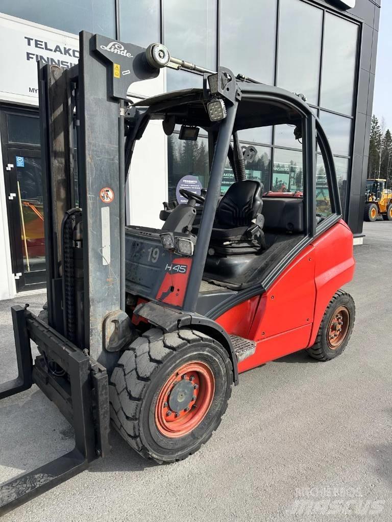 Linde H45D Diesel gaffeltrucks