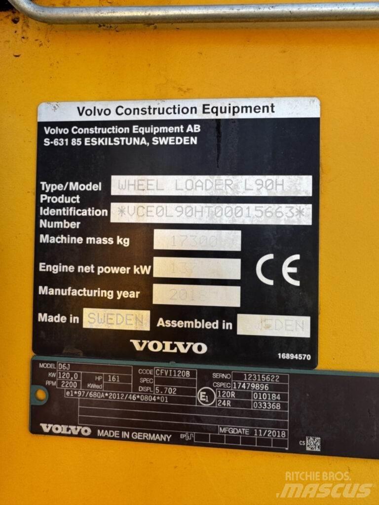 Volvo L90H Læssemaskiner på hjul