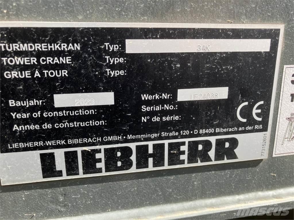 Liebherr 34K Tårn kraner