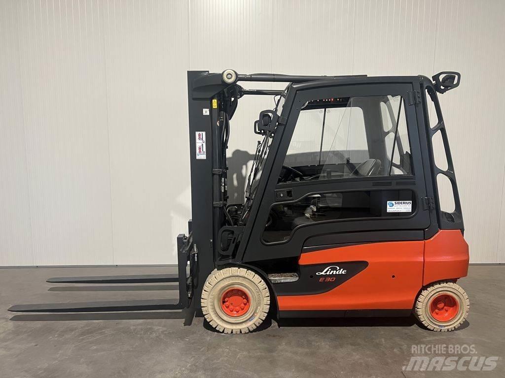 Linde E30L-01 El gaffeltrucks