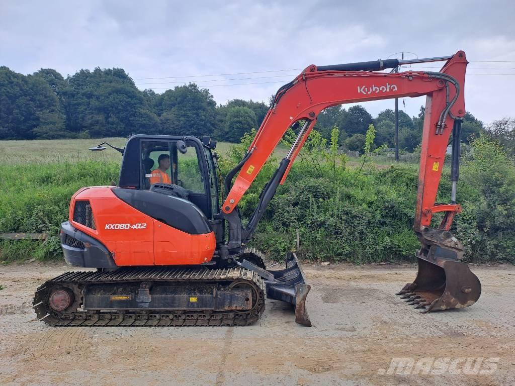 Kubota KX 080-4 Midi-gravemaskiner 7t - 12t
