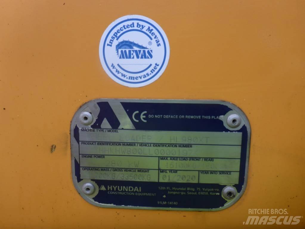 Hyundai HL980XT Læssemaskiner på hjul
