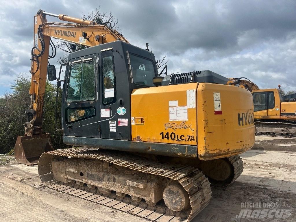 Hyundai 140LC-7A Gravemaskiner på larvebånd