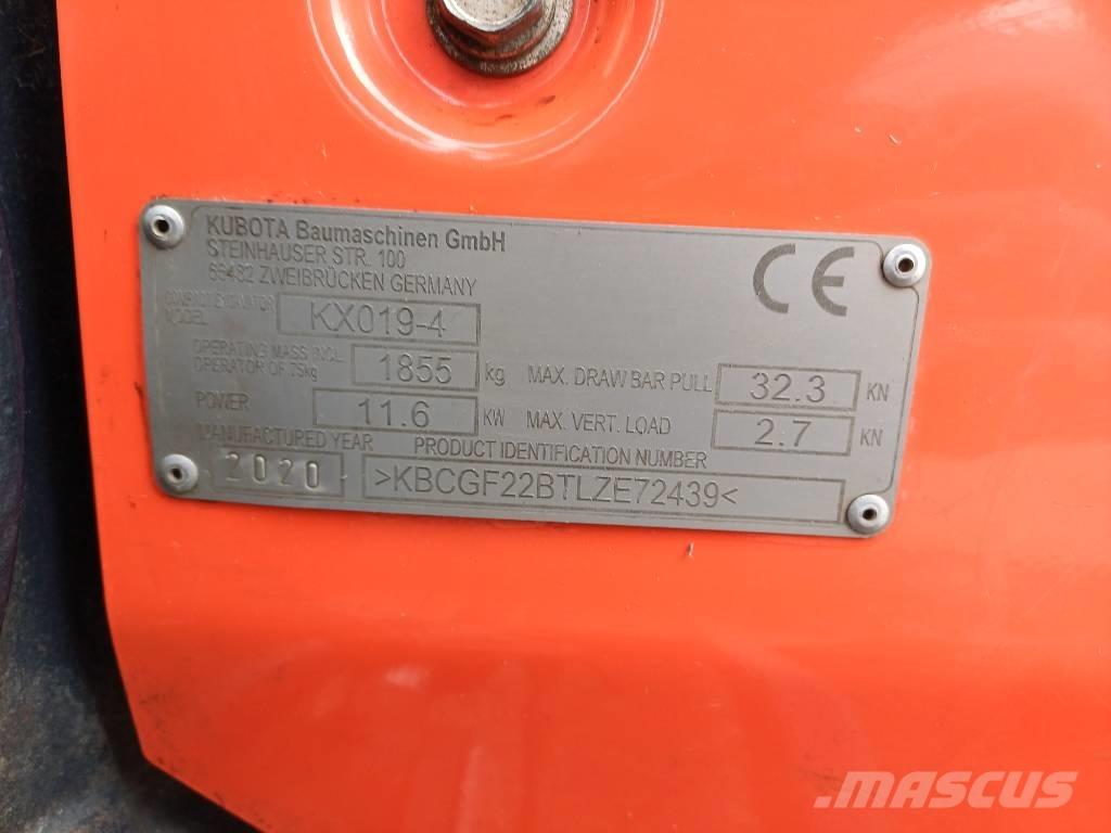 Kubota KX 019-4 Minigravemaskiner