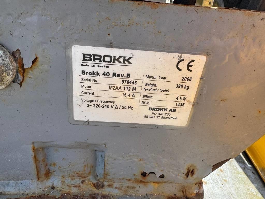 Brokk 40 Nedbrydningsmaskiner