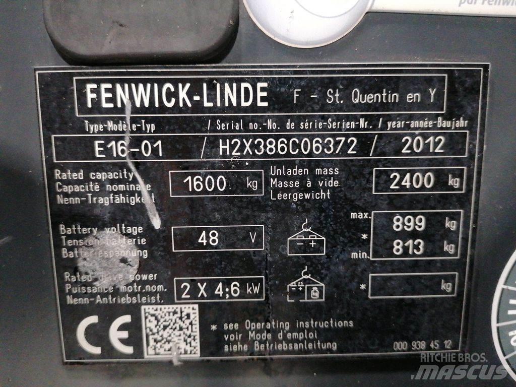 Linde E16 El gaffeltrucks