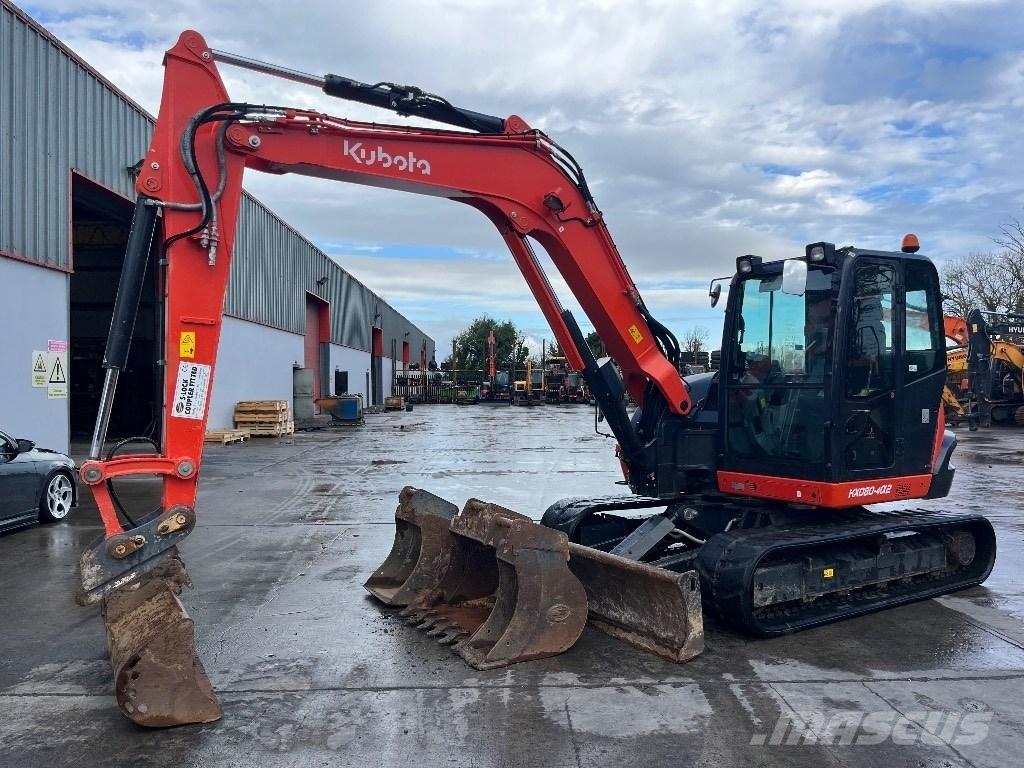 Kubota KX 080-4 Midi-gravemaskiner 7t - 12t