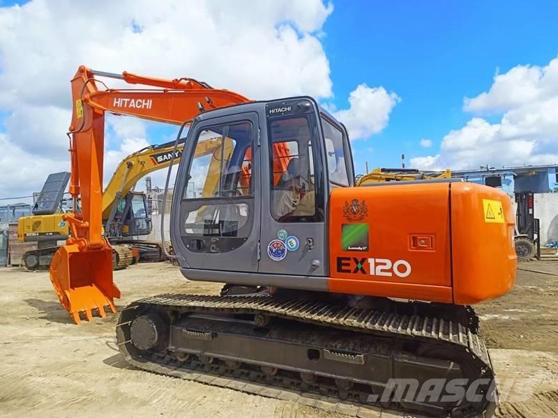 Hitachi EX 120 Gravemaskiner på larvebånd