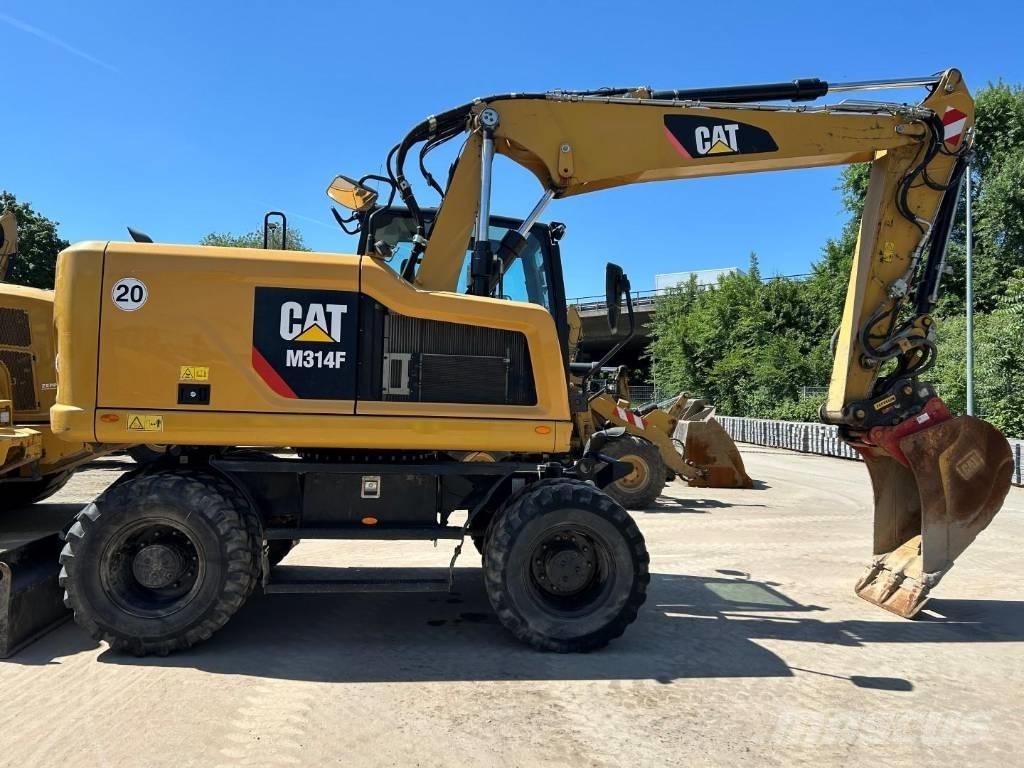 CAT M 314 F Gravemaskiner på hjul