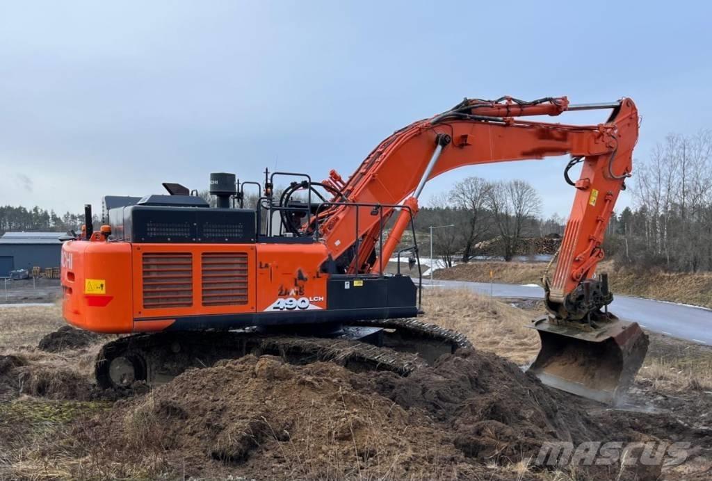 Hitachi ZX 490 LCH Gravemaskiner på larvebånd