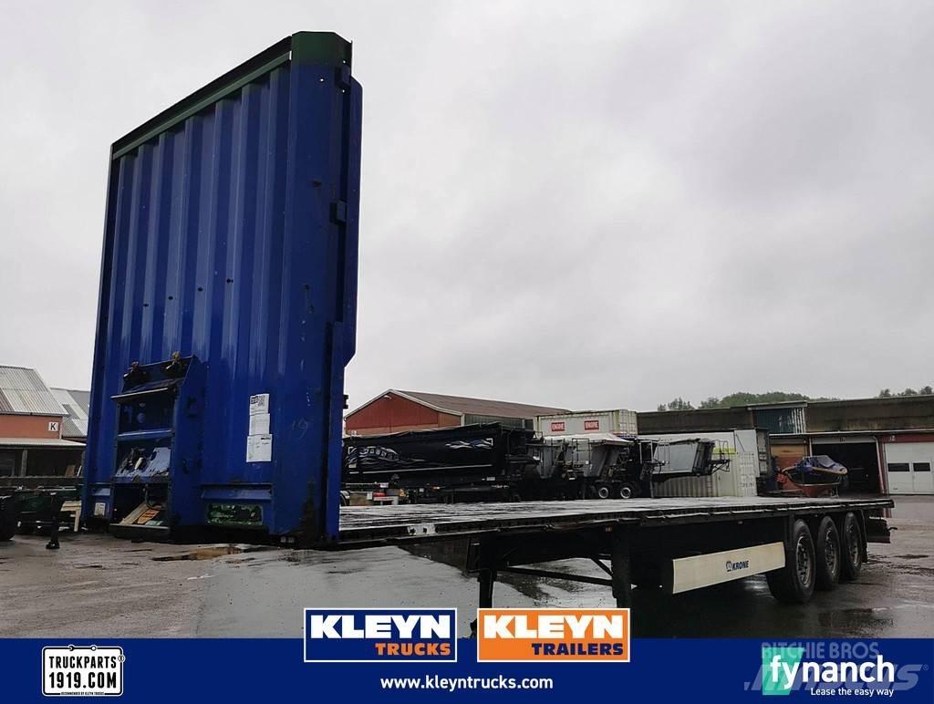 Krone SD Semi-trailer med lad/flatbed