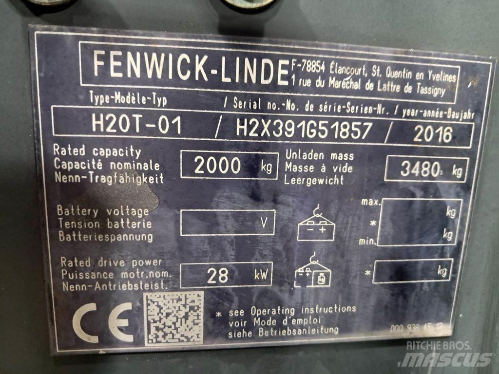 Linde H20T-01 LPG gaffeltrucks