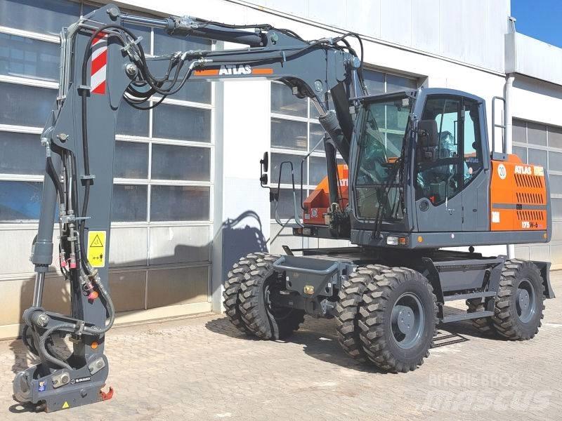 Atlas 175 W-6 Gravemaskiner på hjul