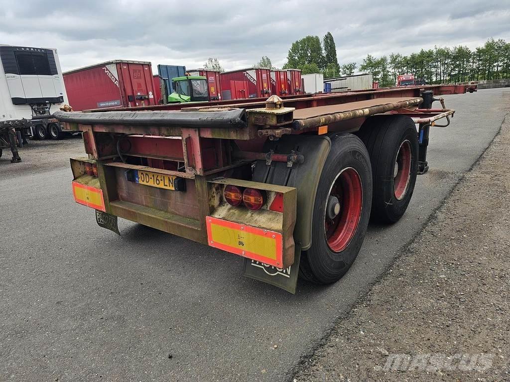 Pacton TXC 230-2 Semi-trailer med containerramme