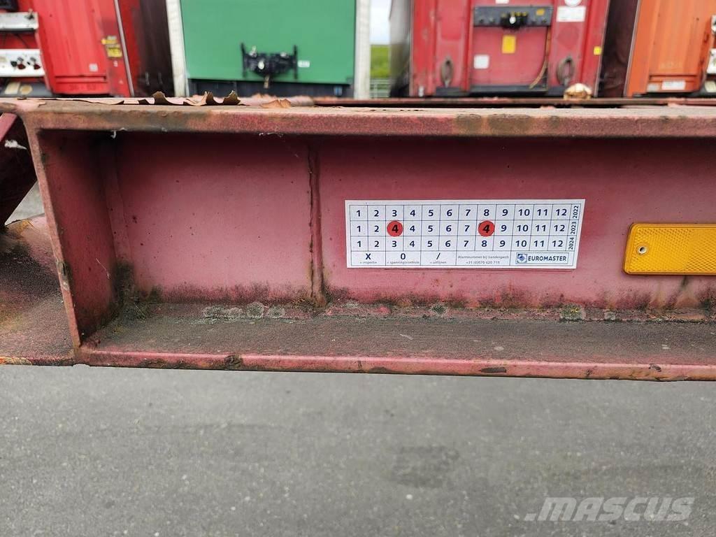 Pacton TXC 230-2 Semi-trailer med containerramme