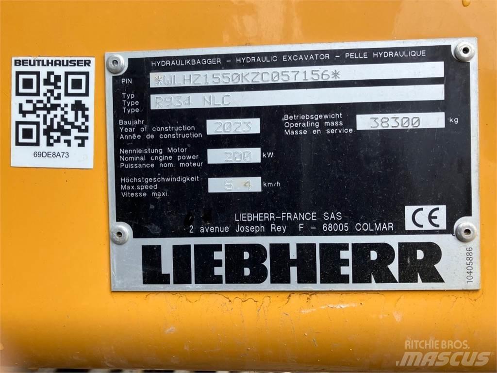 Liebherr R934 Gravemaskiner på larvebånd