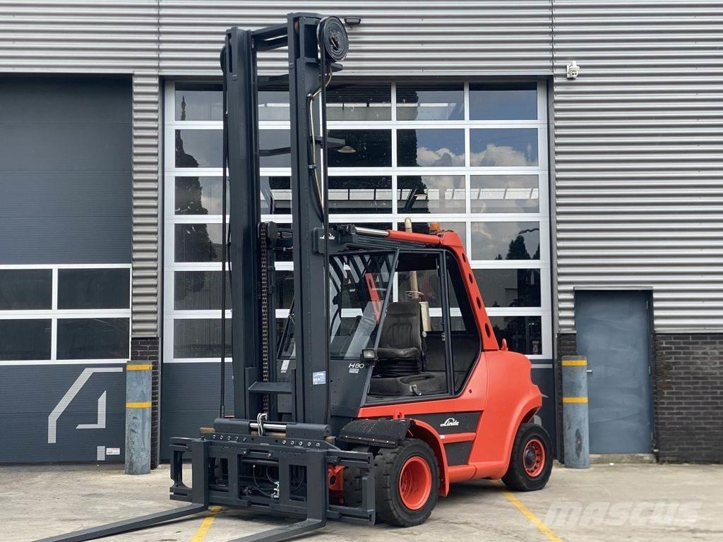 Linde H80D/900 Diesel gaffeltrucks