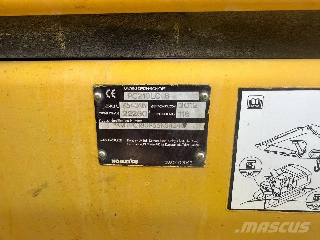 Komatsu PC 210 LC-8 Gravemaskiner på larvebånd