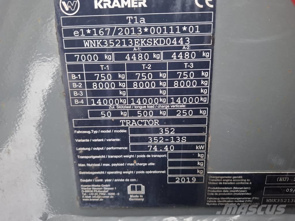 Kramer 8105 Læssemaskiner på hjul