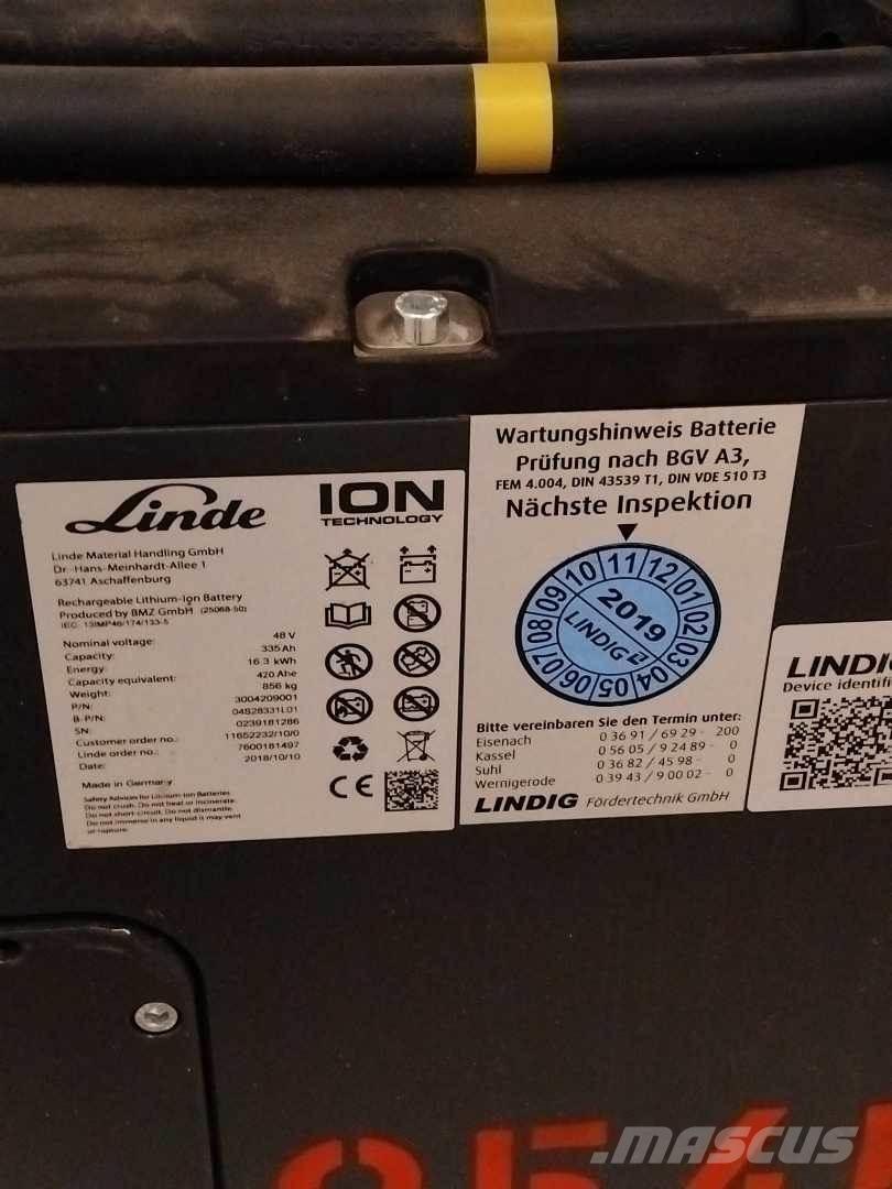 Linde E16 ION El gaffeltrucks