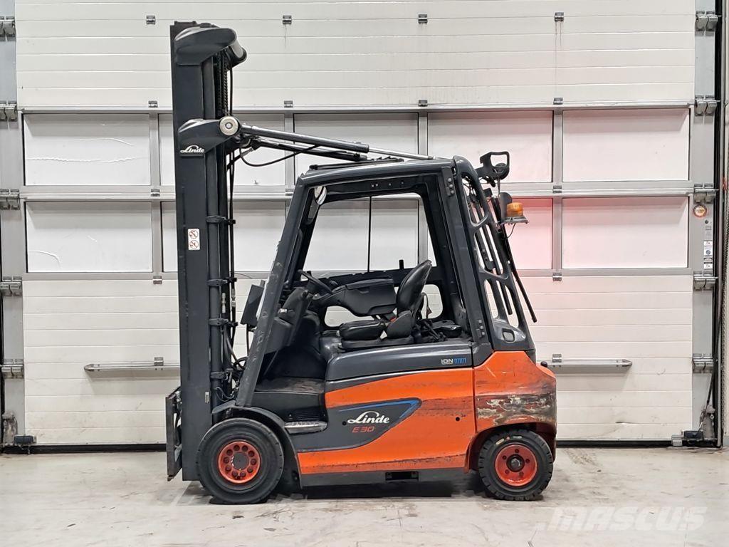Linde E30-01 El gaffeltrucks