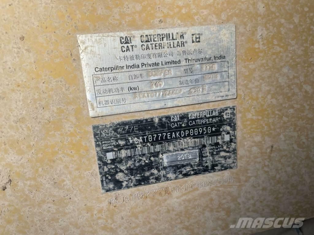 CAT 777e Dump-trailere