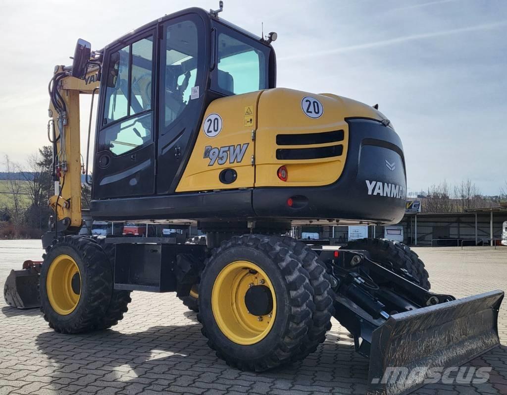 Yanmar B 95 W Gravemaskiner på hjul