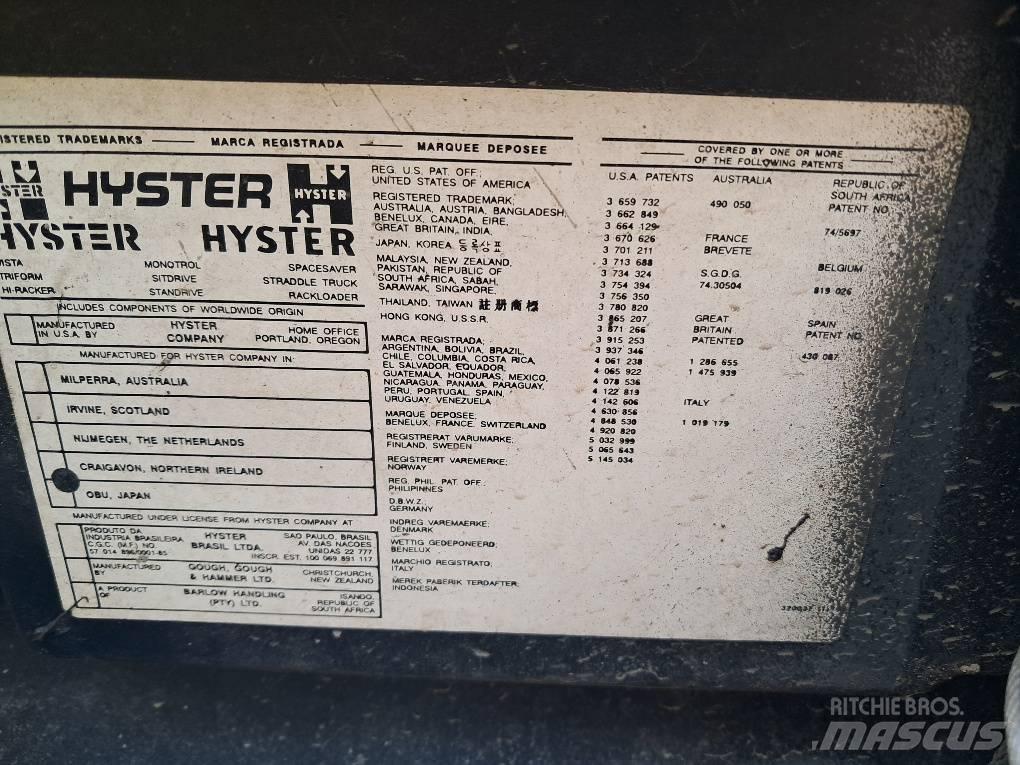 Hyster H250XL LPG gaffeltrucks
