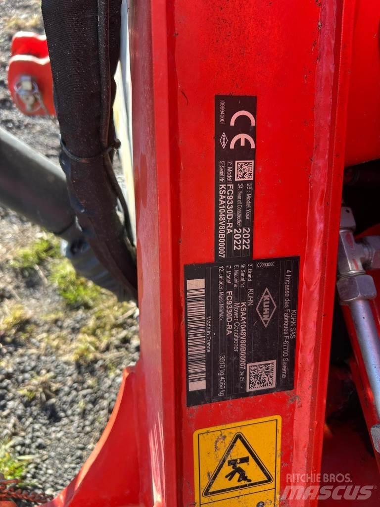 Kuhn FC 9330 D-RA Monterede og efterspændte slåmaskiner
