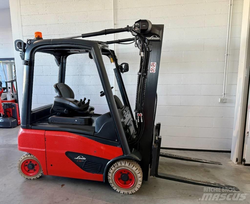 Linde E16P/386-02 El gaffeltrucks