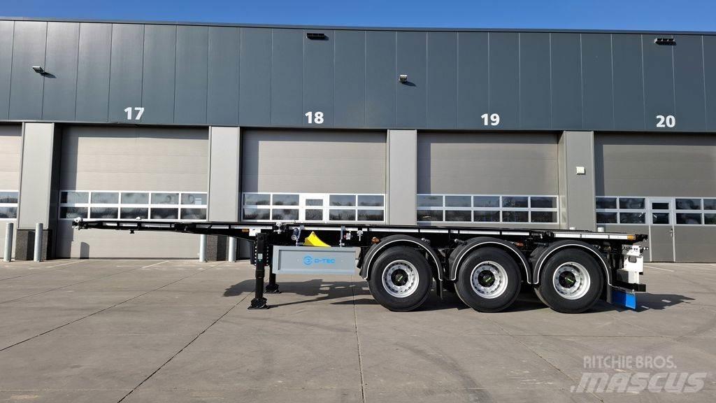 D-tec CC-2030-3-F Semi-trailer med containerramme