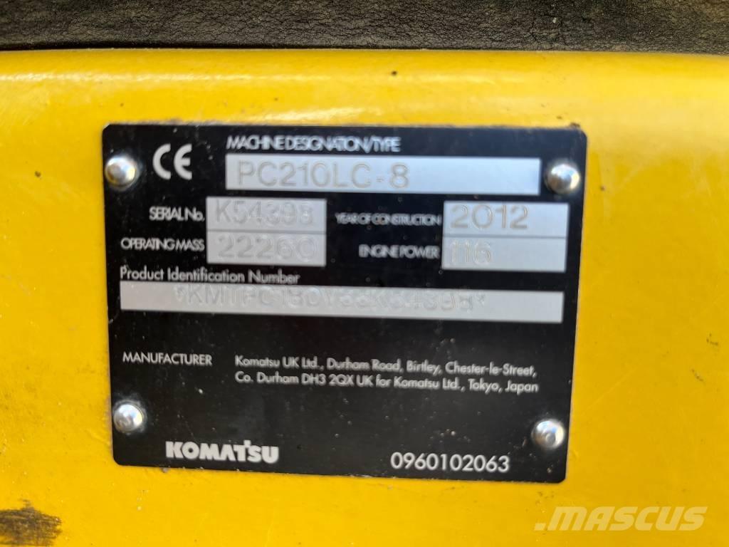 Komatsu PC 210 LC-8 Gravemaskiner på larvebånd